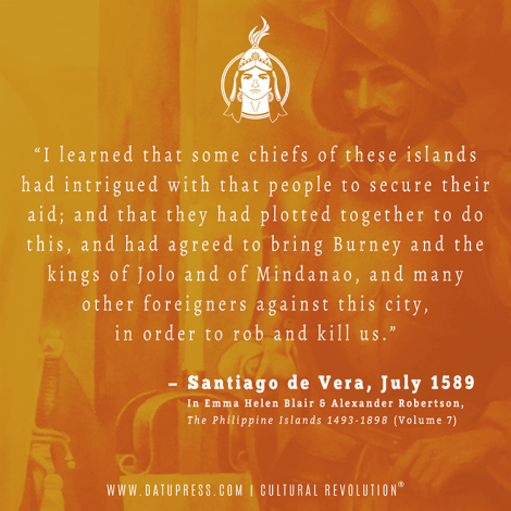 Excerpt from Don Santiago de Vera's letter